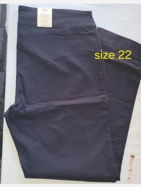 Women's Skinny Pants - Navy Stretch